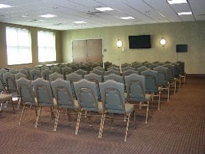 Club Level Meeting Room 2, Value City Arena - Jerome Schottenstein Center, Columbus — Meeting Room 2 in a theatre set.