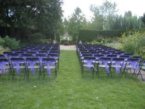 Perennial Garden, Toledo Botanical Garden, Toledo — Perennial Garden:
Our most intimate ceremony site consists of show-stopping scenery and elegant sculptures. The tranquil serenity of this Garden is perfect for a memorable wedding ceremony. Fits 100 guests. $1,500
