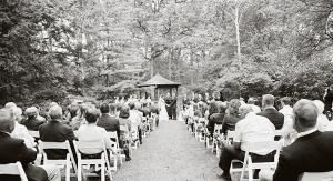 Pond Gazebo, Toledo Botanical Garden, Toledo — Pond Gazebo:
A green grassy knoll and a charming pond, complete with a water fountain, surround this gazebo. Located in our Shade Garden, this enchanted site is perfect as you exchange wedding vows. Fits 100 guests. $500 (This site may be rented for 2-hours Monday – Wednesday for $200).