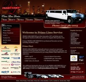 Primo Limo Reservations