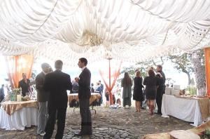 Marquee Tent, Eagles Nest Retreat, Galiano
