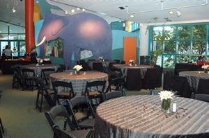George R. Brown Education Center, Houston Zoo, Houston — The George R. Brown Education Center is a multi-purpose venue for a variety of private, cultural, and professional events. The hall offers a large inside seating area within the Zoo. The auditorium features multimedia capability and a stage. The Brown Education Center Lawn is an entirely private venue, complete with its own entrance, for events held during regular business hours. It is the ideal setting for corporate picnics, family reunions, or social gatherings.