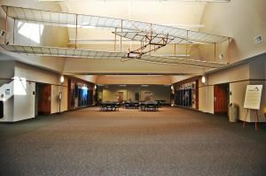 Atrium, The Atrium At National Composite Center, Dayton — Large area for dining and short meetings.