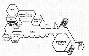 Charles, New England Center, Durham — Charles Room-Floor Plan