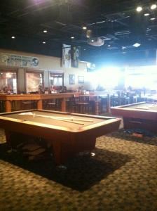Game Room, Fox & Hound English Pub & Grill, Indianapolis — The Game Room seats up to 250 people, houses six pool tables, and 6 televisions for game watching!