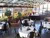 Bears' Lair, Lenoir-Rhyne College, Hickory — Atrium with ceiling fans on lower level, upper level has hardwood floor and stage with big screen TV.