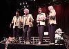 P.E. Monroe Auditorium, Lenoir-Rhyne College, Hickory — Sweet Adelines Quartet "Sounds Exciting" during a performance at their summer music camp.