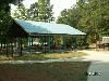 Oak Pavilion, Tribble Mill Park, Grayson — Oak Pavilion at Tribble Mill Park.  Has 15 picnic tables and a grill.  Restrooms facilities are near this pavilion.