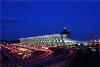 Crowne Plaza Dulles Airport, Herndon — Dulles Airport at night.