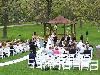 Gazebo, Terrace Room at Hopkins Park, Dekalb