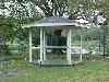Gazebo with Botanical Gardens, Venetian Gardens, Leesburg — This is the gazebo on Martin Luther King Island.
