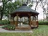Gazebo, Grounds and House, Mote-Morris House, Leesburg — The gazebo at the Mote Morris House.