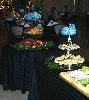 The Cheesecake Lady Catering Company, Tulsa — Who says you can't do hydrangeas in the winter? Who says all the food has to be on trays?  Not us.  We have are own collection of serving pieces that you won't see anywhere else.