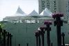 Roof Deck with Tent, Spokane Convention Center, Spokane — View of the Roof Deck with Tent from Riverfront Park