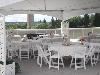 Roof Deck with Tent, Spokane Convention Center, Spokane — Wedding Reception set on the Roof Deck