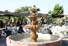 Fountain Terrace, Thornton Winery, Temecula — Thornton Winery’s Fountain Terrace is centered between their Gift Shop, Champagne Lounge and Café Champagne. During a warm summer day, you will often find a flower girl or ring barer throwing pennies into the fountain while their families celebrate a new marriage.