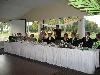 Banquet Hall, Pebble Creek Golf Club, Tampa — Head table.