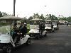 Banquet Hall, Pebble Creek Golf Club, Tampa — This wedding incorporated golf carts into the ceremony.