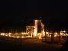 The Green At Barefoot Cottages, Port Saint Joe — The Green at night.