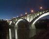 Warner Photography, Fairmont — Fairmont's "Million Dollar" bridge at night.