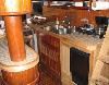 Windsong, Windsong Sunset Sailing Charters, League City — Start off with a Full Size Galley - counters, sink, faucets, icemaker, microwave, water purification system, stove and drawers.