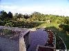 Dubuque Arboretum and Botanical Garden @ Marshall Park, Dubuque — Looking East over the award winning rose garden from the observation deck of the Dubuque Arboretum and Botanical Gardens.