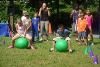 Playing Field, Camp Scully, Wynantskill — Camp Scully has two large playing fields, with a basketball court and a volleyball net.
Tents may be pitched on the field and a sheltered pavillion is available for relief from the sun or shelter from a rain shower.