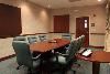 Hampton Inn Cocoa Beach, Cocoa Beach — With seating for up to ten the boardroom is a perfect location for meetings