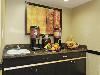 Hampton Inn & Suites Herndon/Reston, Herndon — Executive meeting room has a built in bar for refreshments.  Hotel provides catering through Great Falls Gourmet.  Please visit them at www.greatfallsgourment.com for information or menus.