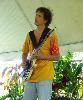 A Band Called Clear Sky, Honolulu — Roshan blazing on guitar at the Haleiwa Arts Festival. He also has a Santana Tribute Band that plays exclusively the music of Carlos Santana.