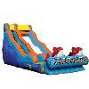 Bounce Around Inflatables, Sioux Falls — Climb to the top just to find you are getting wet n wild going down.  There is a midway hump that provides huge fun on this slide.