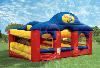 Bounce Around Inflatables, Sioux Falls — Basketball, Football, and Soccer?  Yes, everyone gets the game they want while having this universal inflatable.  Let get it on!