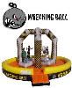 Bounce Around Inflatables, Sioux Falls — This adrenaline rushing game is one of the easiest to learn.  4 Players stand on a pillow of air while your opponent swings a gigantic ball at you!  Last one standing WINS.