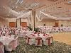 Ballroom 111, Sharonville Convention Center, Cincinnati — Ballroom Set for Dinner Dance.