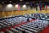 North Hall & South Hall, Sharonville Convention Center, Cincinnati — Exhibit Hall Classroom Set with 3 Chairs/Table.