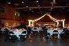 North Hall & South Hall, Sharonville Convention Center, Cincinnati — Exhibit Hall Set for Dinner Dance.