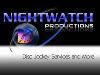 Nightwatch Productions, Lansing — Please consider us for your entertainment needs for your
upcoming celebration or function. We have been entertaining
clients in Michigan for 23 years at all types of functions.
With reasonable rates, lighting programs, video projection
capabilities we can make your evening of function one to 
remember.