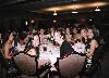 Banquet Room, Sierra Lakes Golf Club, Fontana — Stunning ballrooms with views of the surrounding mountains, lakes, and golf course.  Your guests will be impressed with the banquet room decore.