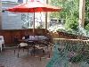 China Doll Guest House, Chicago — China Doll II Private Deck with Hammock and Grill