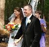 A Wedding Minister, Raleigh — Heather and Lee got married at Lake Johnson Magnolia Cottage in Raleigh! A great couple to work with! The ceremony included Heather's son in the family unity sand ceremony.