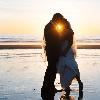 Susan Helgeson Photography, Santa Cruz — sunset kiss