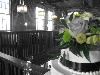 Food Works, Chattanooga — Looking over bridge to mezzanine (Upper Dining)