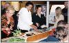 Condor Express, Condor Express, Santa Barbara — The buffet features hot and cold trays. We can either cater on board or we work with many fine caterers in Santa Barbara.