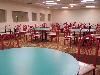 Meeting Room, Fun Spots Hotel at Fountain Park, Kissimmee — The Fountain Park Ballroom can accommodate 75 people classroom style, 125 theatre style, 50 conference style, 40 U-shaped style, 50 with a hollow square set up, 110  banquet style, 150 people reception style, and exhibit style will hold up to 10 booths measuring 10 X 10.  The Ballroom area is 66 X 28, or 1848 square feet, with a ceiling height of 10 feet. Contact Carol Lazo at carol.lazo@funspotshotels.com to check availability and to discuss the specific needs for your event.