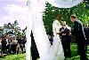 Dennis Drenner Photographs, Baltimore — backyard wedding ceremony