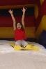 BounceU, Omaha — Girl on Giant Slide