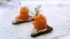 J & L Catering, Newton Lower Falls — Smoked Salmon on Pumpernickel Crostini