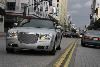 Skyy Limousine Services, San Diego — Bold, elegant, confident are a few words to decribe Skyy Limousine's corporate sedans. For work or play, these silver and black Chrysler 300 limos and sedans are taking San Diego by storm.