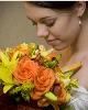 Photocraft By Tom Warriner, Destin — A lovely bride with her beautiful wedding bouquet. The wedding was on the beach, and the reception was held at the Embassy Suites in Miramar Beach, Florida, near Destin.