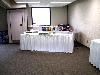Main Hall, Our Lady of Perpetual Help Parish Center, Aurora — Main Hall rental includes use of the Lower Quad.  Typically, the bar is eet in the Lower Quad for your guests' convenience.